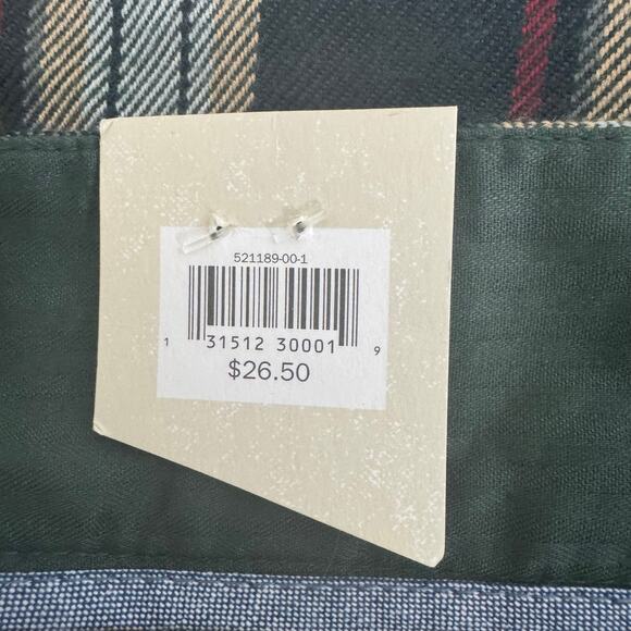 VTG Y2K 07 Old Navy Green Plaid Pleated Mini Skirt Sz 1 Academia Schoolgirl NEW - Picture 5 of 9